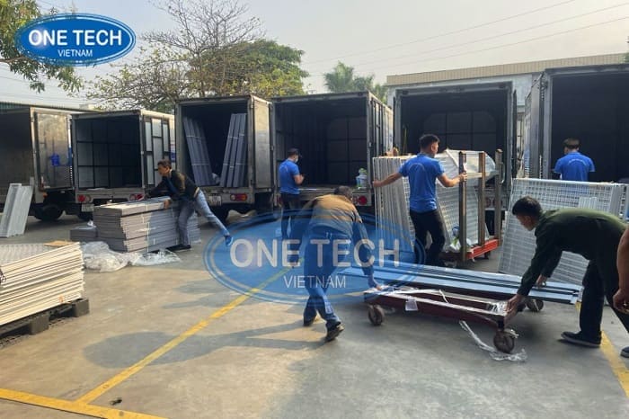 Onetech - đơn vị sản xuất kệ siêu thị giá rẻ Hà Nam 